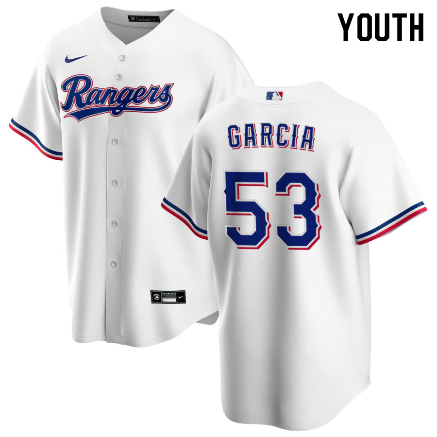 Nike Youth #53 Adolis Garcia Texas Rangers Baseball Jerseys Sale-White